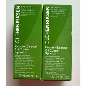 Ole Henriksen Balance Counter Balance Oil Control Hydrator 15mL Ea Lot of 2